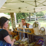 Stand savonnerie de l'éco logis congrès Gîtes de France 2015 à Gréoux les Bains 04